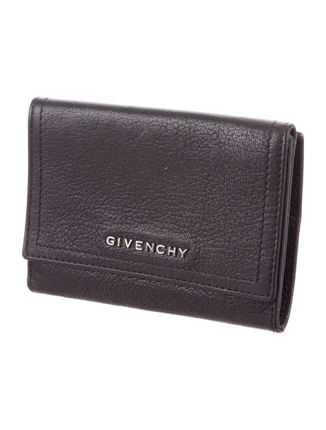 vintage womens givenchy black red tim wallets